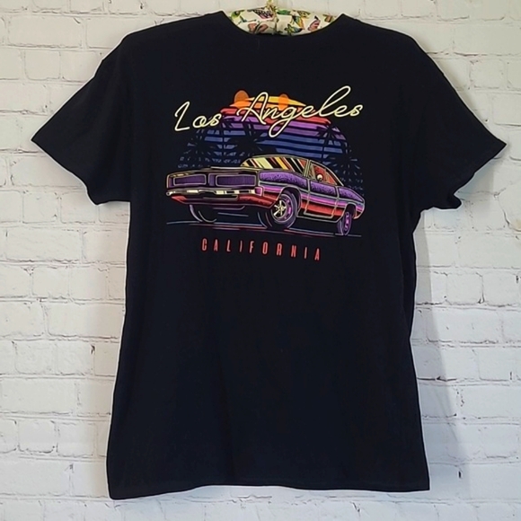 Brisco Los Angeles California CA LA Classic Car Charger Impala Tee Tshirt Size M - Picture 2 of 12